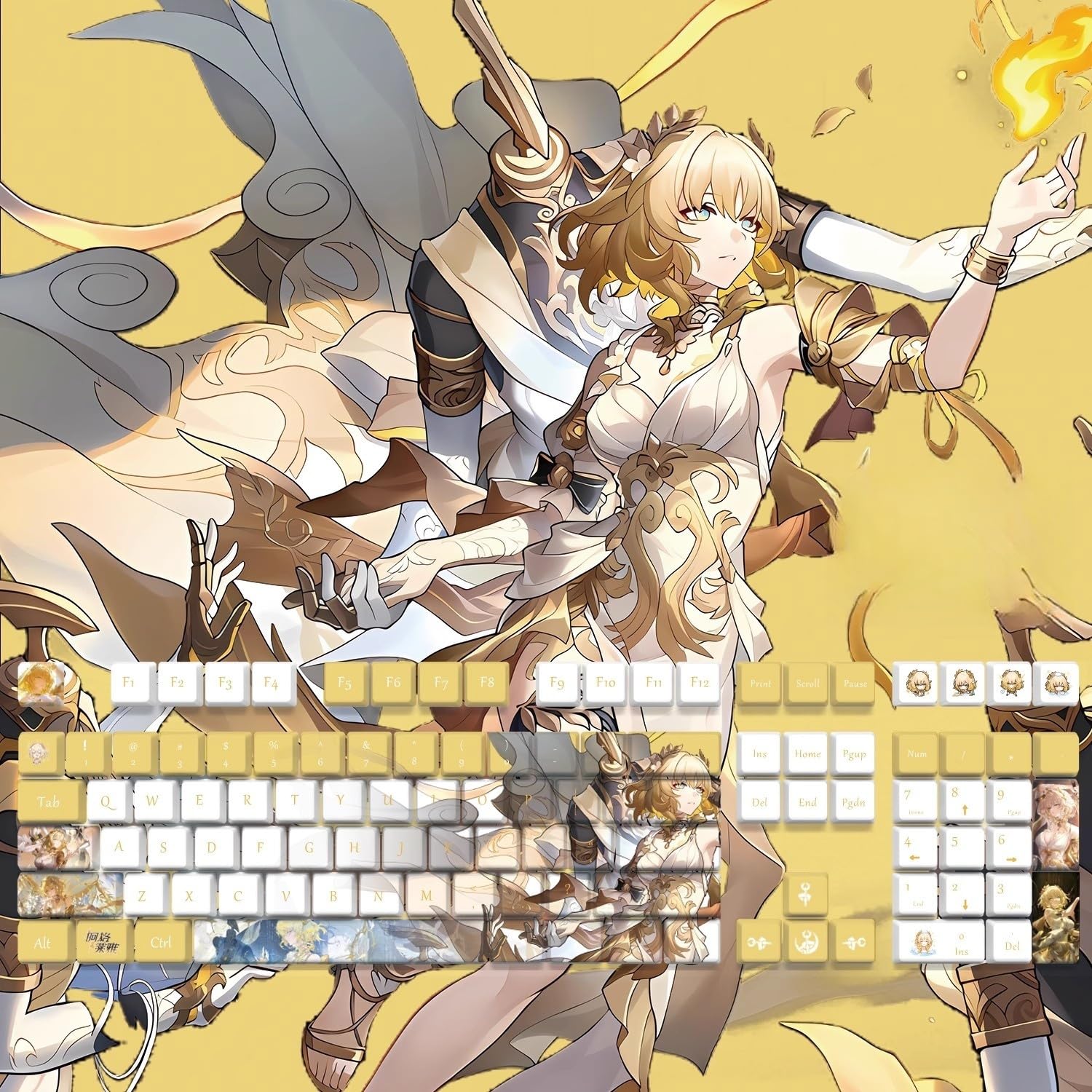最終値下げ！！【崩壊スターレイル】 アグライア キーキャップ Amazon.co.jp: 崩壊：スターレイル アグライア キーキャップ PBT 五面